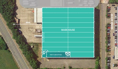 Charbridge Way, Bicester, OXF - aerial  map view