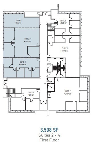5677 Oberlin Dr, San Diego, CA 92121 - Unit 2-4 -  - Floor Plan - Image 1 of 1