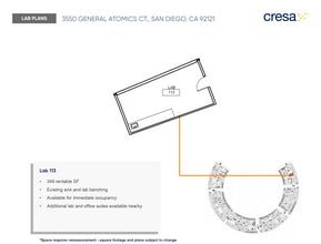 3550 General Atomics Ct, San Diego, CA for lease Floor Plan- Image 1 of 1