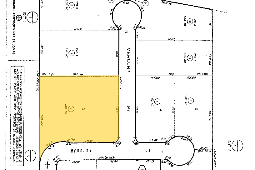 8148 Mercury Ct, San Diego, CA for sale - Plat Map - Image 1 of 1