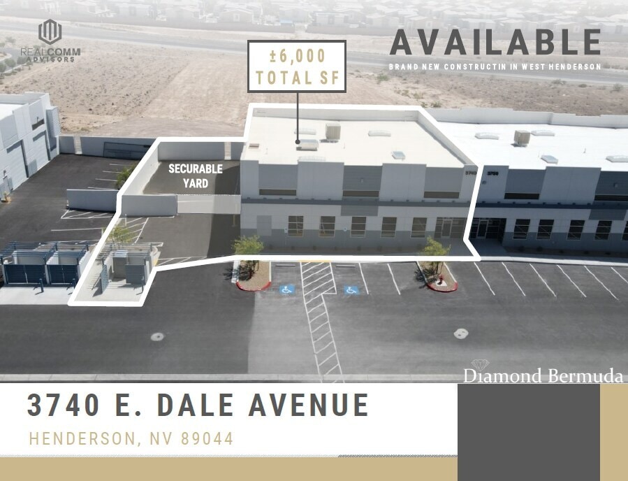 3740 E Dale Ave, Henderson, NV for sale Building Photo- Image 1 of 6