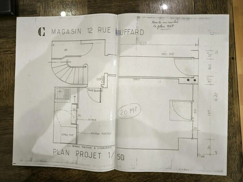 Retail in Bordeaux for lease - Floor Plan - Image 2 of 2