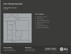 9280 Bay Plaza Blvd, Tampa, FL for lease Floor Plan- Image 1 of 1