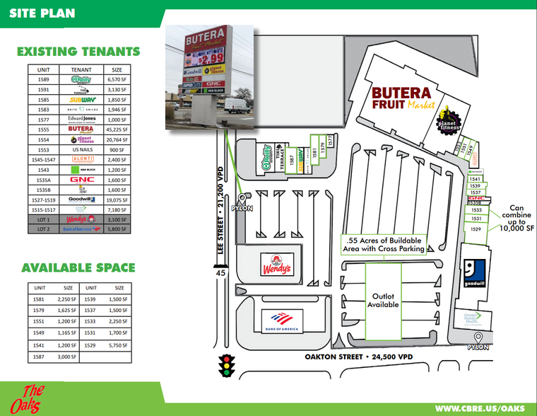 1515-1589 Lee St, Des Plaines, IL for lease - Site Plan - Image 3 of 9