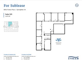 8001 Forbes Pl, Springfield, VA for lease Floor Plan- Image 1 of 1