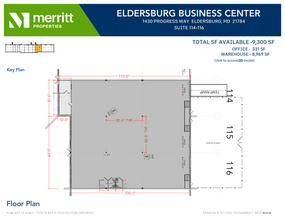 1393 Progress Way, Eldersburg, MD for lease Floor Plan- Image 1 of 1