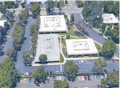 5947-5951 Variel Ave, Woodland Hills, CA for lease - Aerial - Image 3 of 4