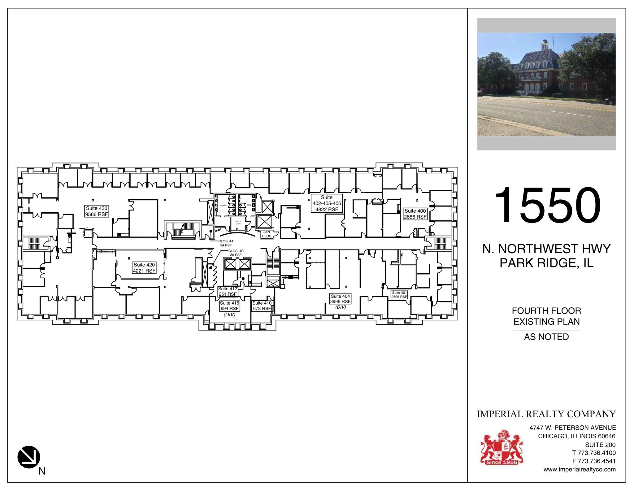 1550 N Northwest Hwy, Park Ridge, IL for lease Site Plan- Image 1 of 1