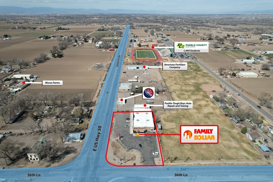 35969 E US Highway 50, Pueblo, CO for lease - Aerial - Image 3 of 10