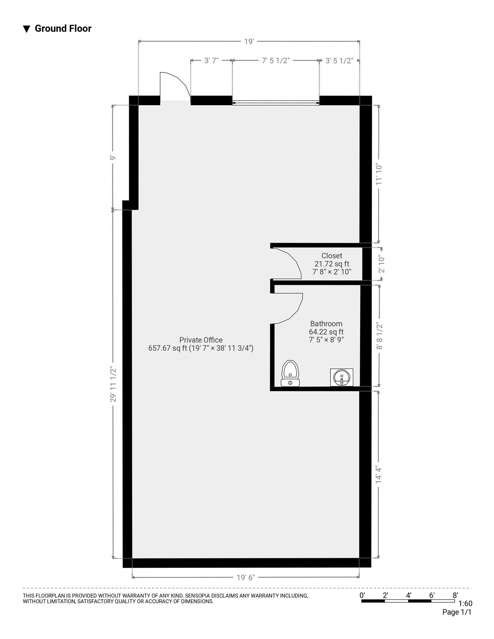 2700 W Cypress Creek Rd, Fort Lauderdale, FL for lease Floor Plan- Image 1 of 1