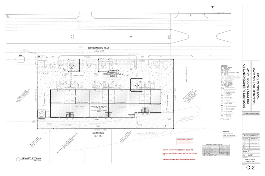 17625 Kieth Harrow Blvd, Houston, TX for lease - Site Plan - Image 1 of 5