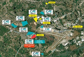 Platt Springs Rd, West Columbia, SC - AERIAL  map view