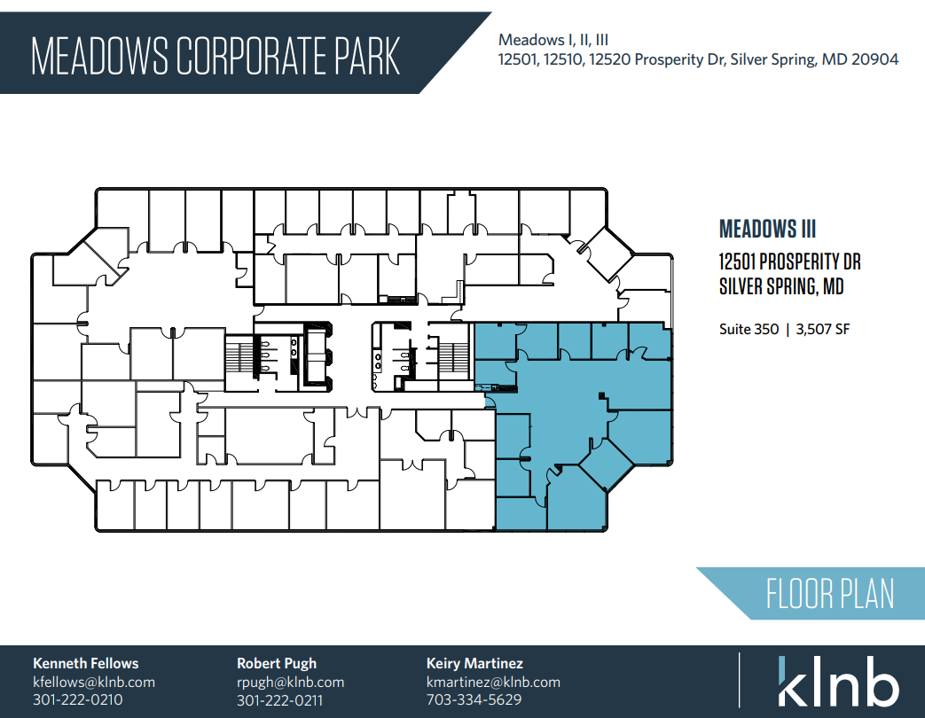 12510 Prosperity Dr, Silver Spring, MD for lease Floor Plan- Image 1 of 1