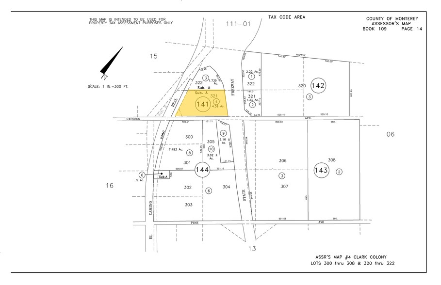 802 El Camino Real, Greenfield, CA for lease - Plat Map - Image 2 of 2