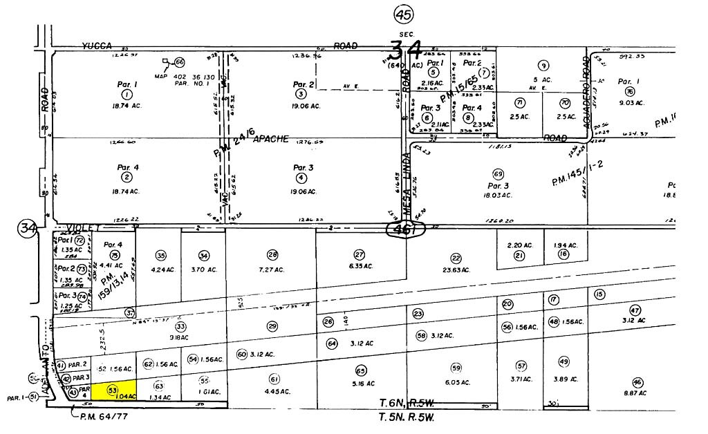 12080 Rancho Rd, Adelanto, CA for sale Plat Map- Image 1 of 1