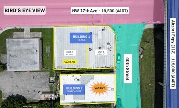 4000 NW 17th Ave, Miami, FL - AERIAL  map view - Image1