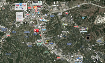13642 N Highway 183, Austin, TX - Aerial  map view