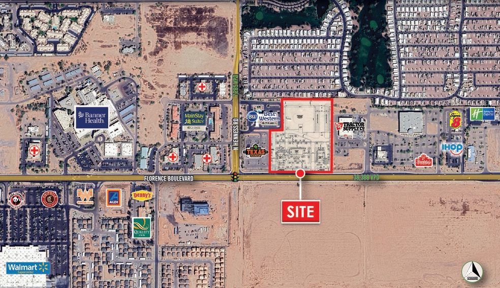 E/NEC Florence Blvd & Henness Rd, Casa Grande, AZ for lease - Building Photo - Image 2 of 2