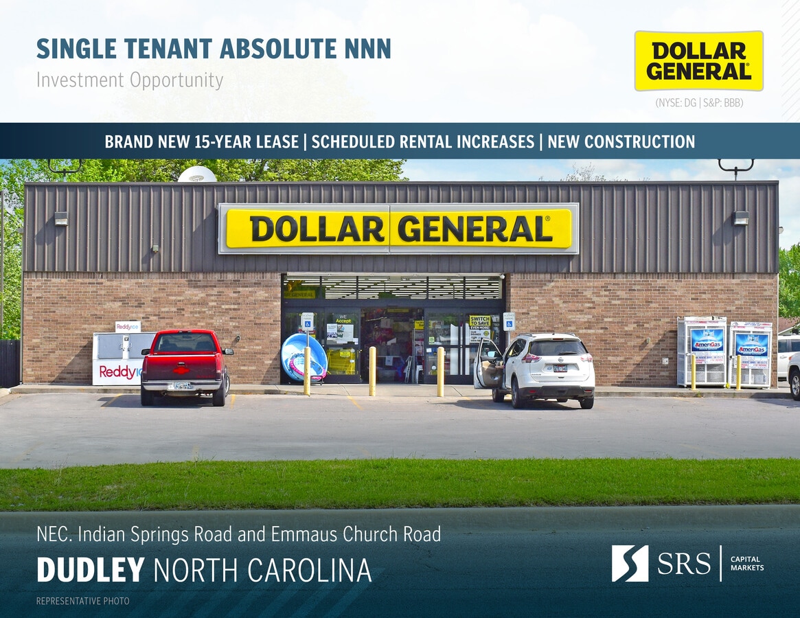 NEC. Indian Springs Road and Emmaus Church Road, Dudley, NC 28333