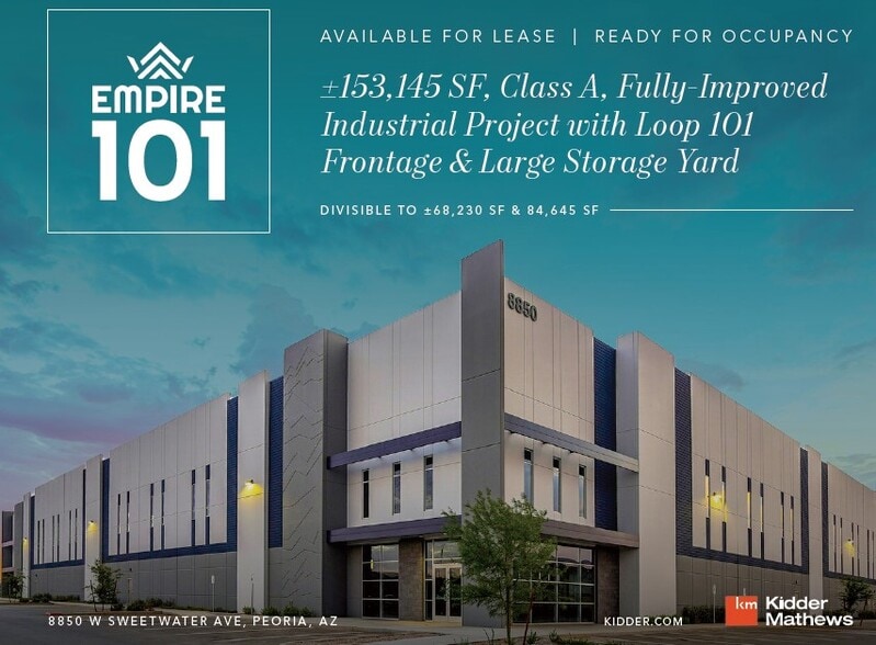 8850 W Sweetwater Ave, Peoria, AZ for lease - Building Photo - Image 1 of 10