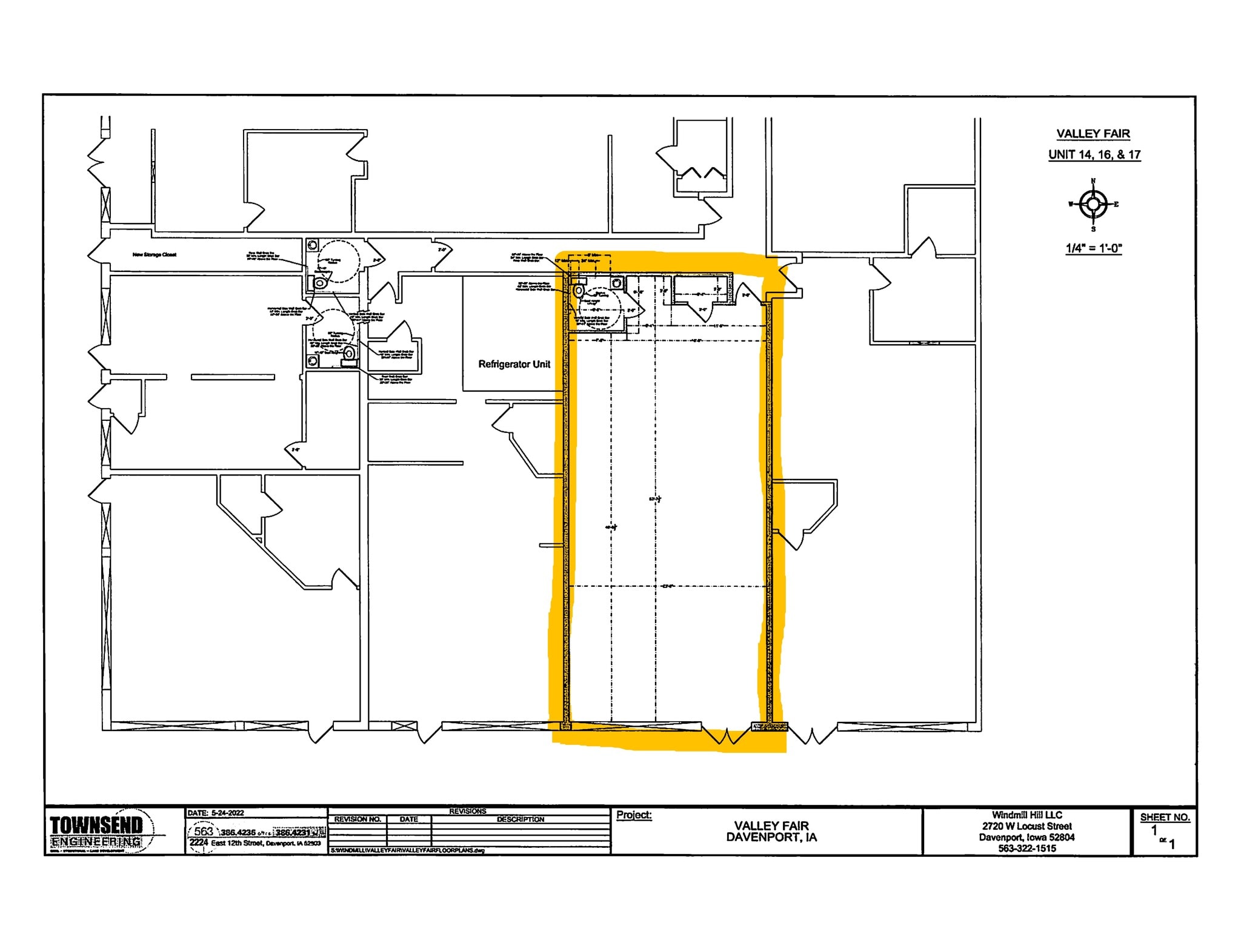 2820 W Locust St, Davenport, IA for lease Site Plan- Image 1 of 6
