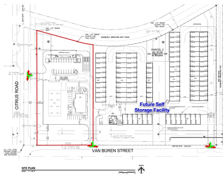 Citrus Rd and Van Buren, Goodyear, AZ for lease - Site Plan - Image 3 of 4