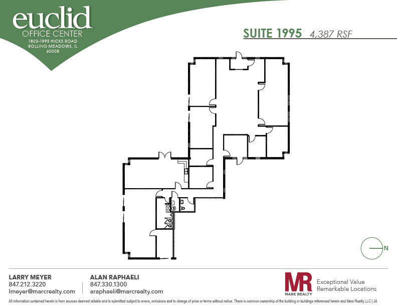 1803 Hicks Rd, Rolling Meadows, IL for lease Floor Plan- Image 1 of 1