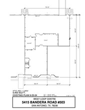 5407-5419 Bandera Rd, San Antonio, TX for lease Floor Plan- Image 1 of 1