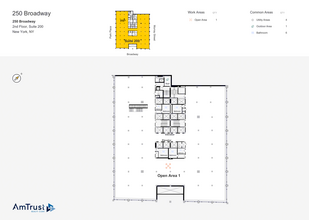 250 Broadway, New York, NY for lease Floor Plan- Image 1 of 3