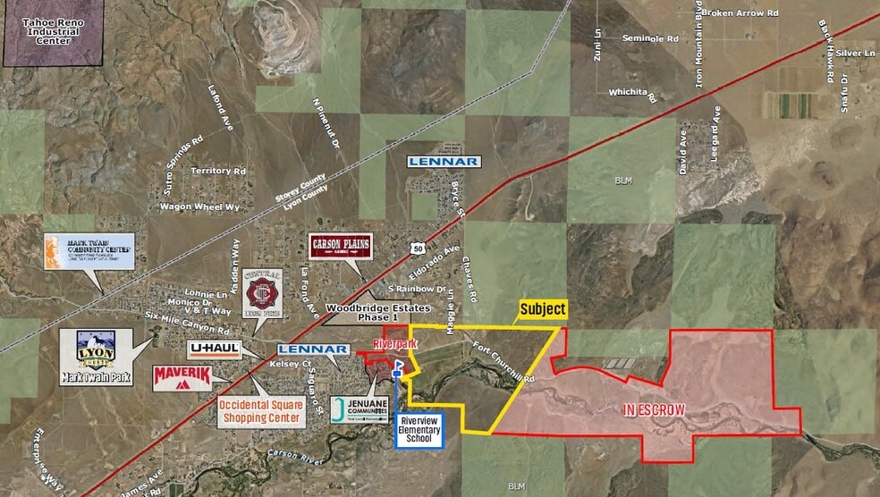 1455 Fort Churchill Rd, Dayton, NV for sale - Aerial - Image 3 of 3