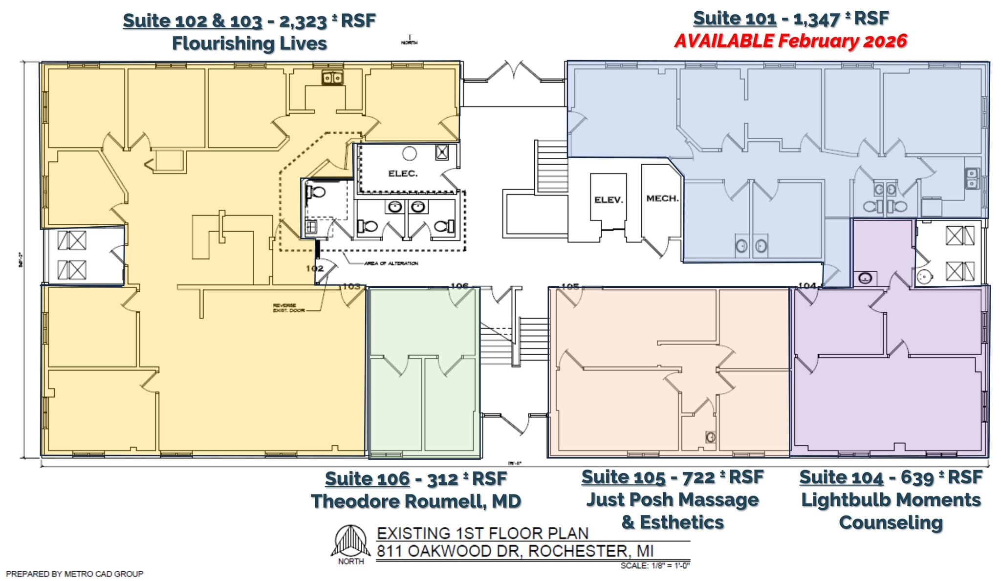 811 Oakwood Dr, Rochester, MI for lease Interior Photo- Image 1 of 1