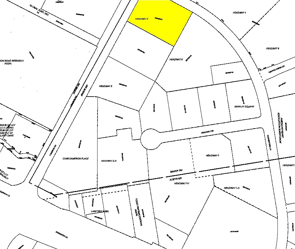 8101 Cameron Rd, Austin, TX for sale Plat Map- Image 1 of 1