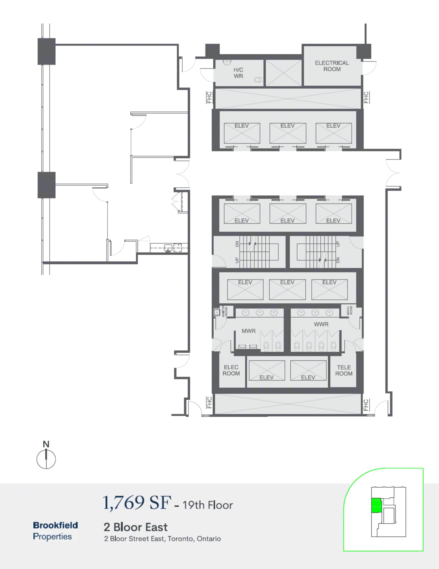 2 Bloor St E, Toronto, ON for lease Floor Plan- Image 1 of 1