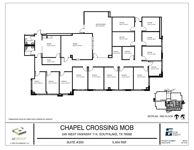 245 W SH 114, Southlake, TX for lease Floor Plan- Image 1 of 2