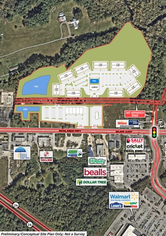 More details for 2874 Richlands Hwy, Jacksonville, NC - Land for Sale