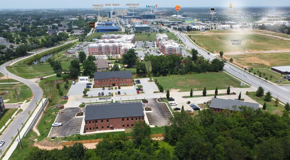 5104 S Pinnacle Hills Pkwy, Rogers, AR for lease - Aerial - Image 2 of 13