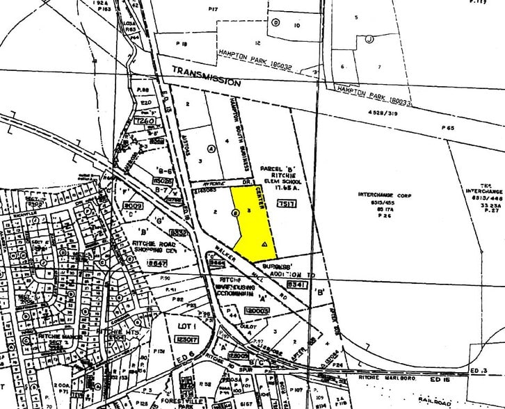 8701-8729 Ritchie Dr, Capitol Heights, MD for lease - Plat Map - Image 3 of 3