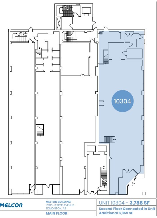 10310-10320 Jasper Ave NW, Edmonton, AB for lease Floor Plan- Image 1 of 1