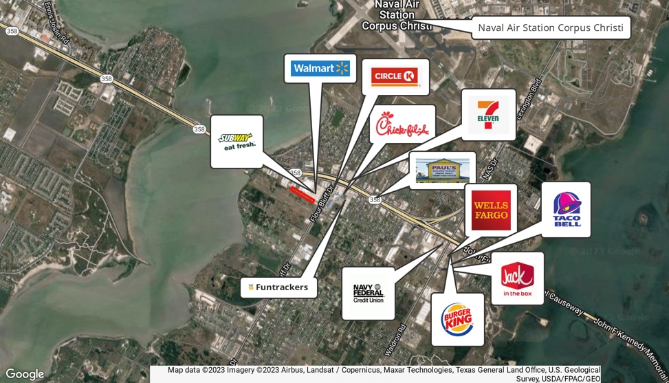 1302 Flour Bluff Dr, Corpus Christi, TX for sale - Building Photo - Image 2 of 2