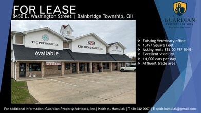 8452-8454 E Washington St, Chagrin Falls, OH for lease Site Plan- Image 1 of 1