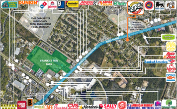 3955 Ashley Phosphate Rd, Charleston, SC - aerial  map view