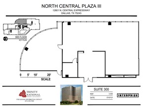 12801 N Central Expy, Dallas, TX for lease Floor Plan- Image 1 of 1