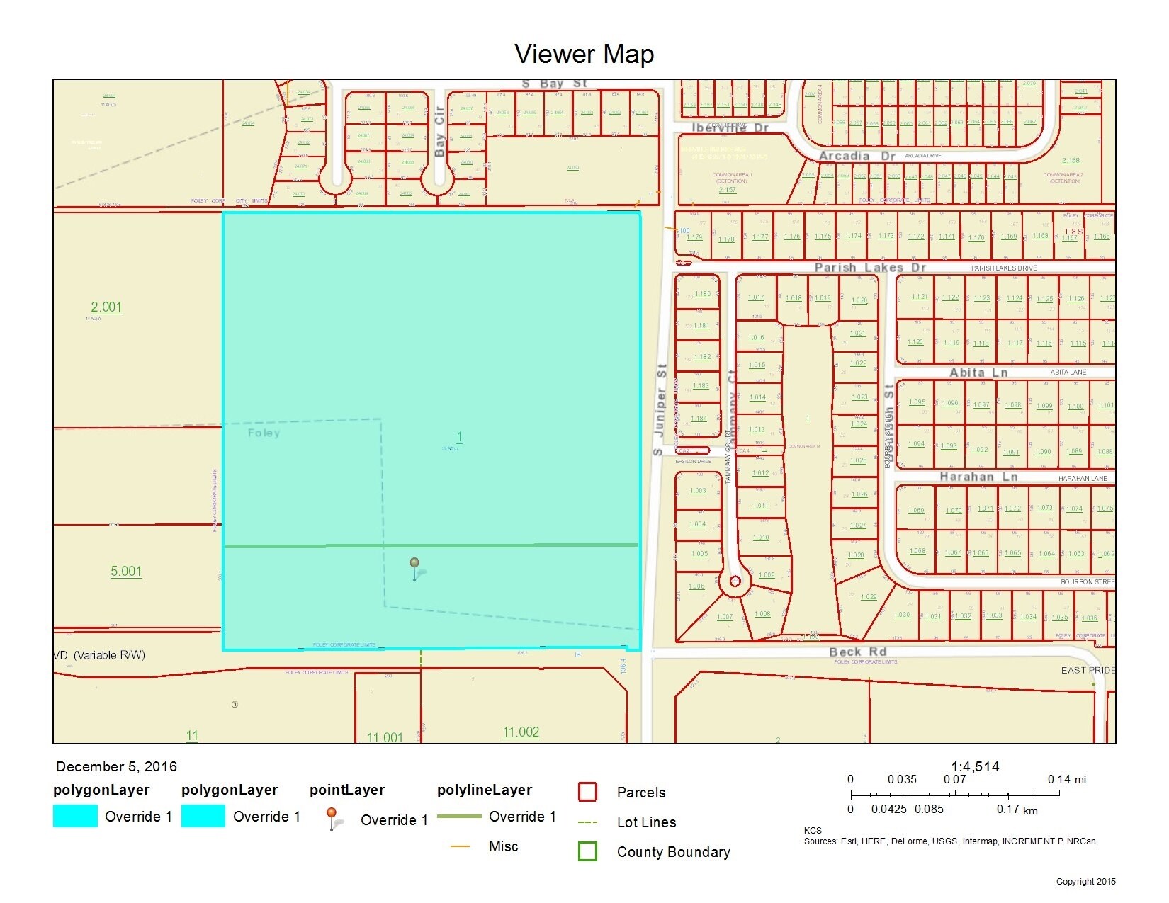 Juniper St. & Pride Drive, Foley, AL for sale Primary Photo- Image 1 of 1