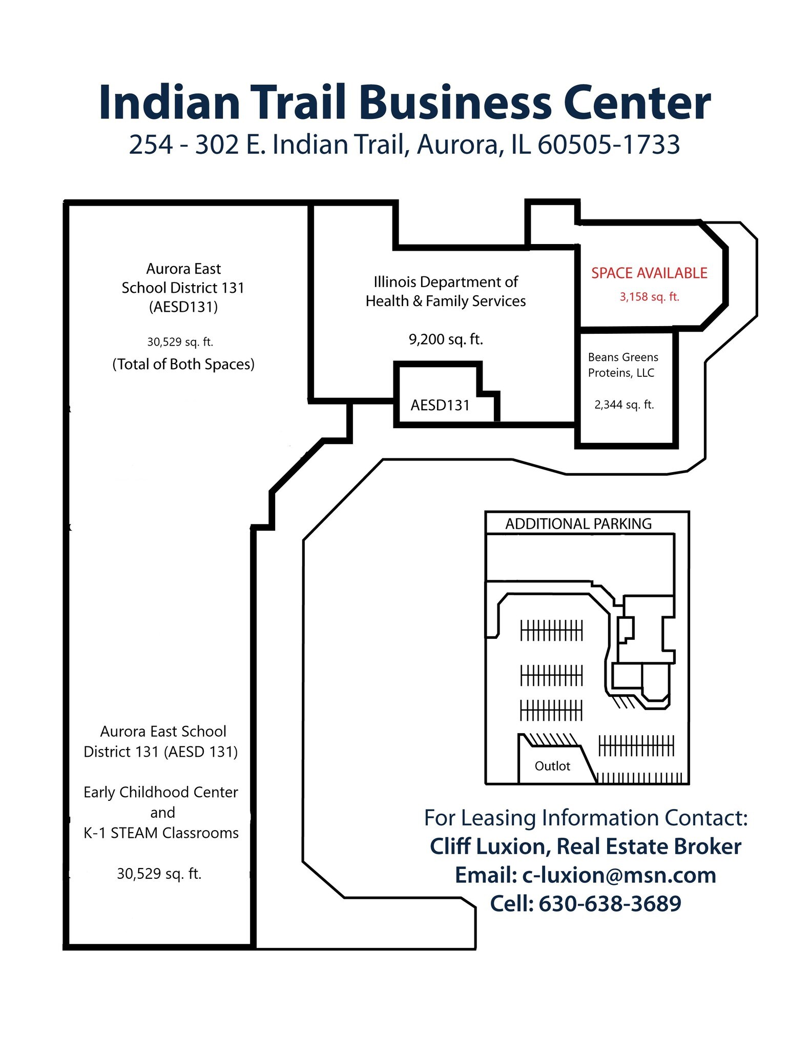 254-302 E Indian Trail, Aurora, IL for sale Site Plan- Image 1 of 1
