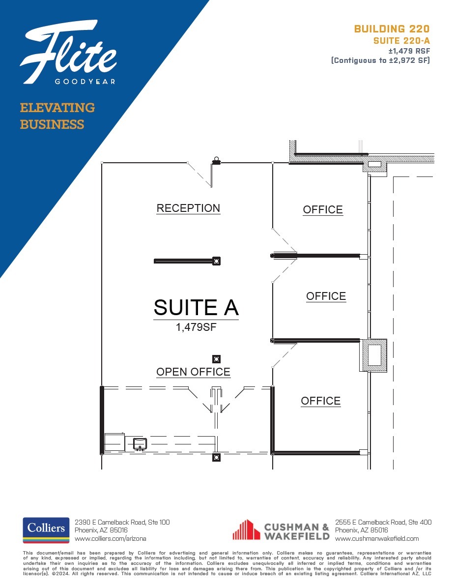 1300 S Litchfield Rd, Goodyear, AZ for lease Floor Plan- Image 1 of 7