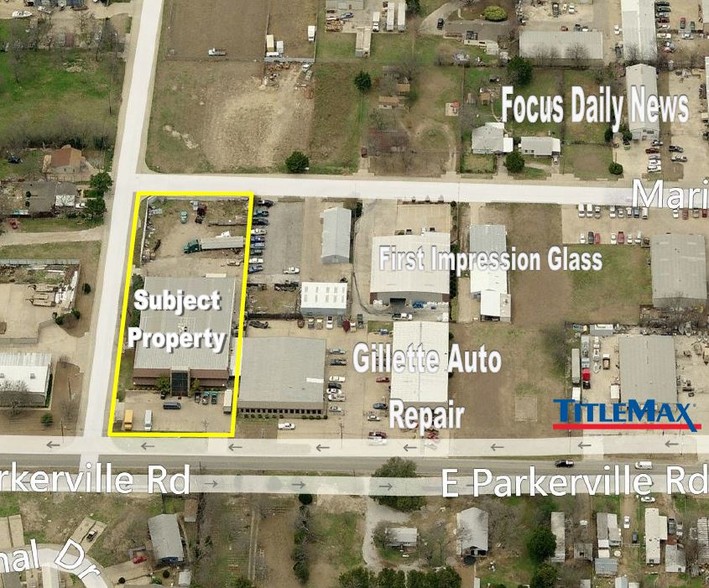 1301 E Parkerville Rd, DeSoto, TX for lease - Aerial - Image 2 of 5