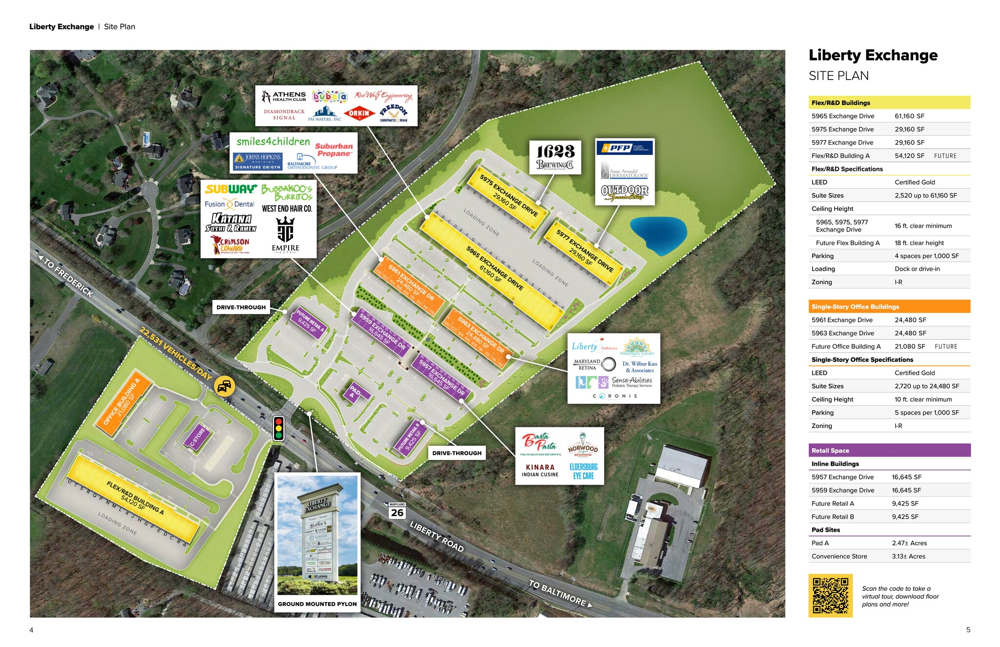 5957 Exchange Dr, Eldersburg, MD for lease Site Plan- Image 1 of 2