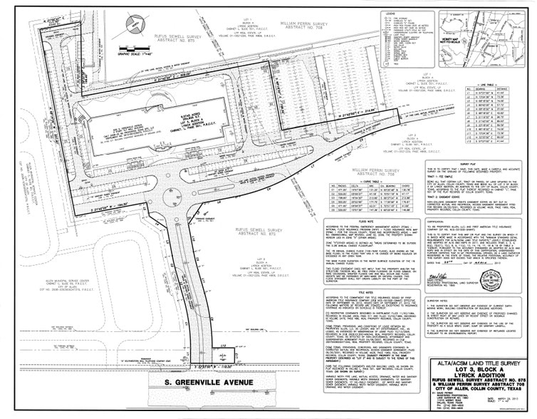 830 S Greenville Ave, Allen, TX for lease - Plat Map - Image 2 of 23