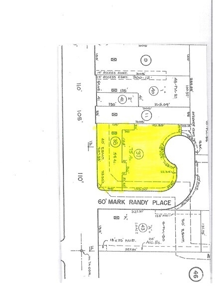 115 Mark Randy Pl, Modesto, CA for lease - Plat Map - Image 3 of 4