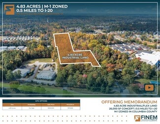 More details for 670 S Old Belair Rd, Grovetown, GA - Land for Sale